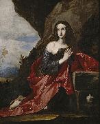 Jose de Ribera Die Bubende Hl. Maria Magdalena als Thais, Fragment oil